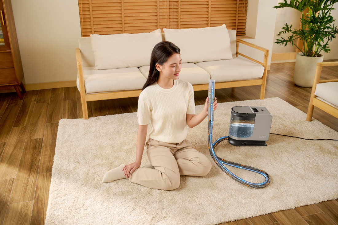 Odkurzacz piorący UWANT B400 Para 100°C bez chemii Gorąca para o temperaturze 100°C bez użycia detergentów dla alergików i rodzin z dziećmi czyste powierzchnie