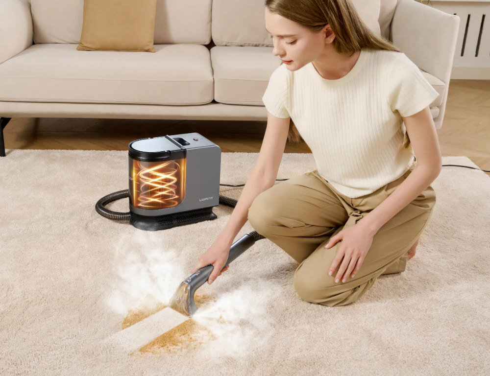 Odkurzacz piorący UWANT B400 Gorąca woda na zapachy Tryb czyszczenia temperatura przy dywanach, legowiskach i tapicerce