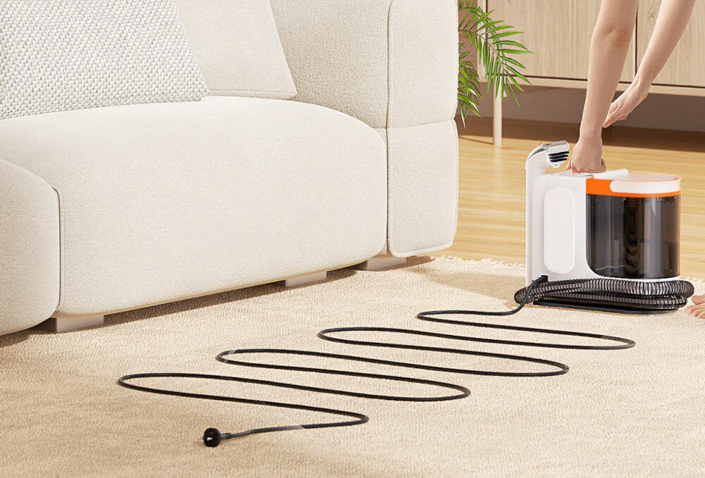 Odkurzacz piorący UWANT B300 Pro Lekka i mobilna forma automatyczne zwijanie kabla waga długi przewód