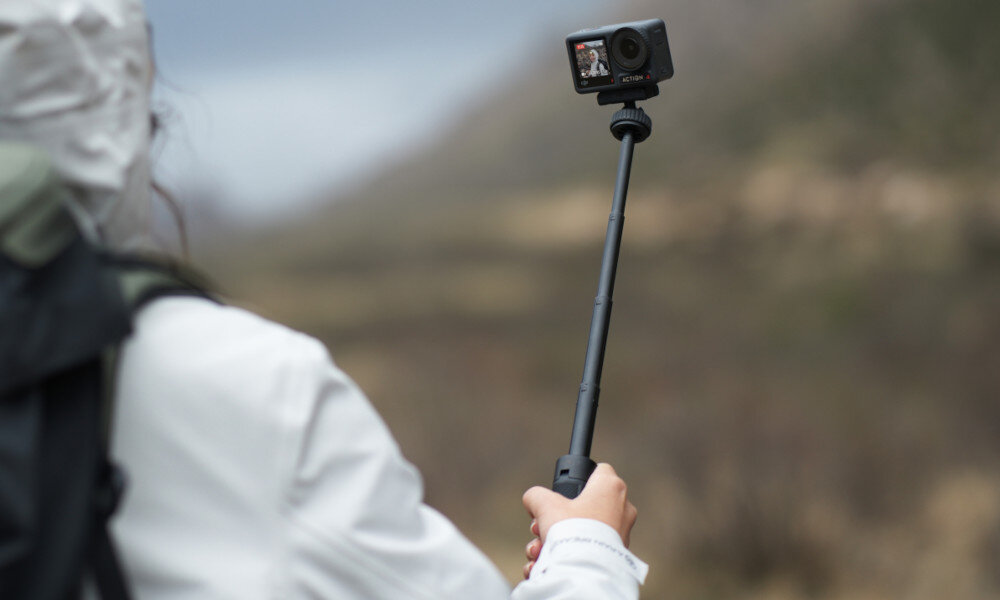 Kamera sportowa DJI Osmo Action 4 Adveanture Combo akcesoria dodatki pilot mocowania