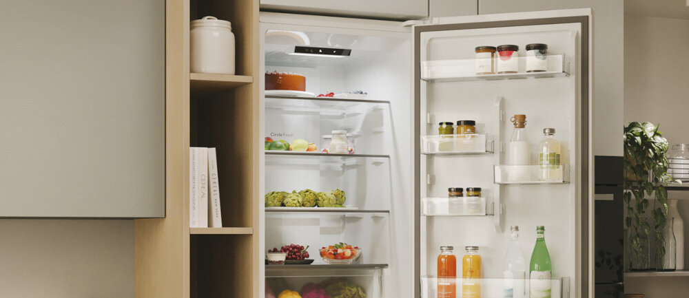 LODÓWKA CANDY CNCQ2T620EW półki chłodziarka lodówka 4 przechowywanie organizacja przestrzeni