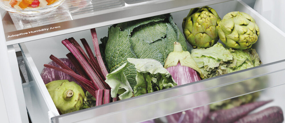 LODÓWKA CANDY CNCQ2T620EW regulacja wilgotności szuflada świeżość owoce warzywa