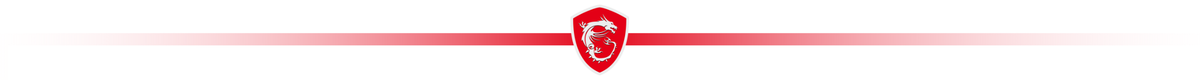 Czerwone logo z białym smokiem na tarczy, umieszczone na tle czerwonej linii gradientowej.