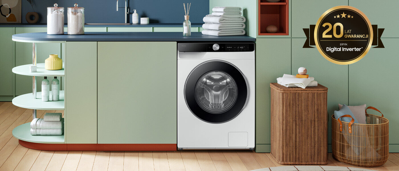 Pralka WW11DG6B85LKU4 - zdjęcie - trwałość i cicha praca Pralka Samsung WW11DG6B85LKU4 - zdjęcie - trwałość i cicha praca