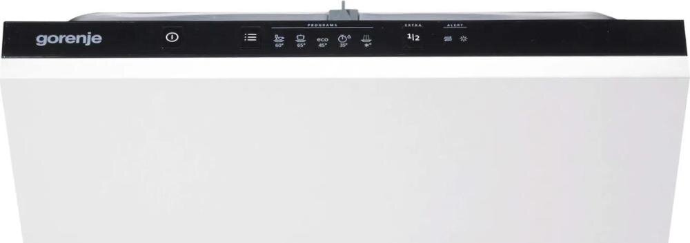 GORENJE GV520E15 panel sterowanie zmywarka programy zmywanie temperatura naczynia