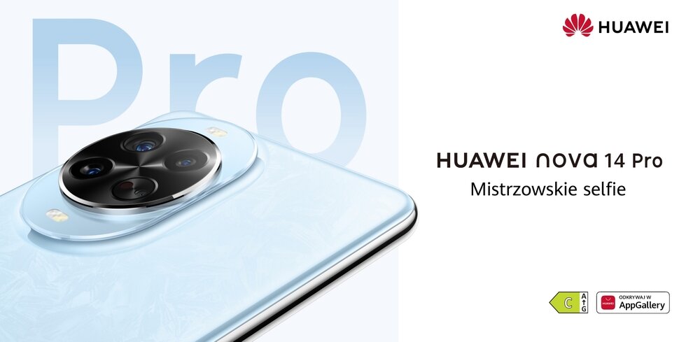 HUAWEI nova 14 Pro smartfon premium design ekran OLED selfie AI