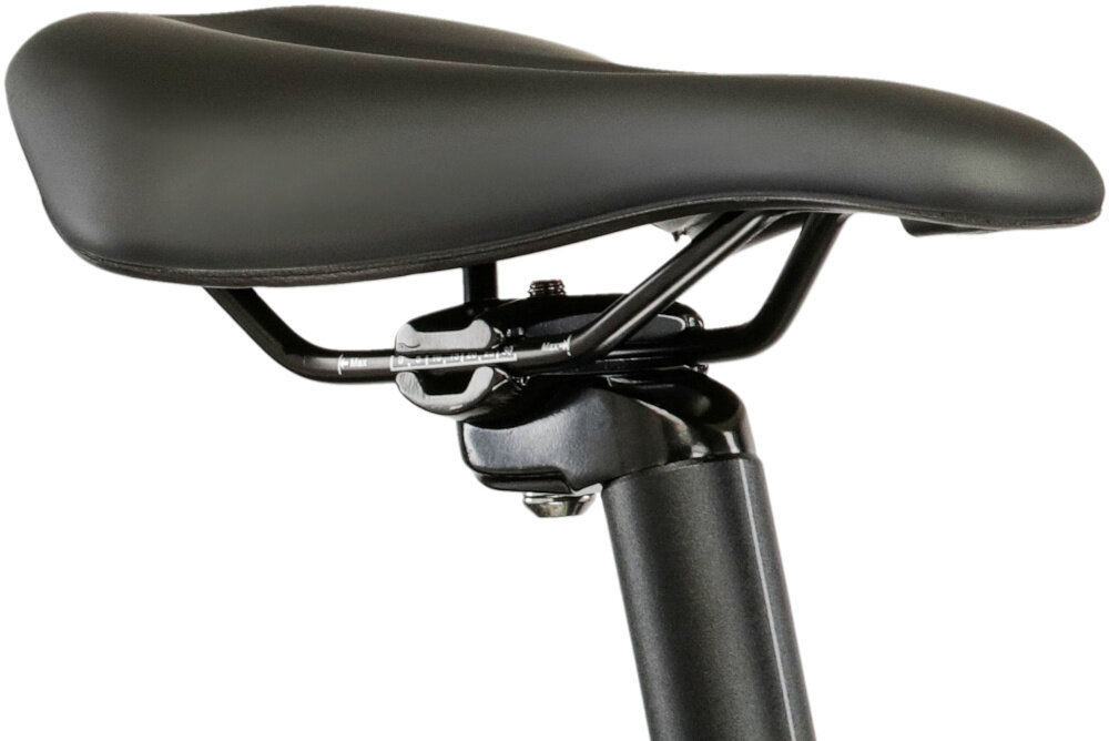 Rower górski MTB KROSS XPRT 9.1 M20 29 cali męski Beżowo-ciemnoszary siodełko na białym tle siodełko KROSS typu MTB ergonomiczny kształt wspiera ciało zmniejsza zmęczenie aluminiowa sztyca o średnicy 30,9 mm i długości 400 mm odpowiednia sztywność lepsze przenoszenie mocy