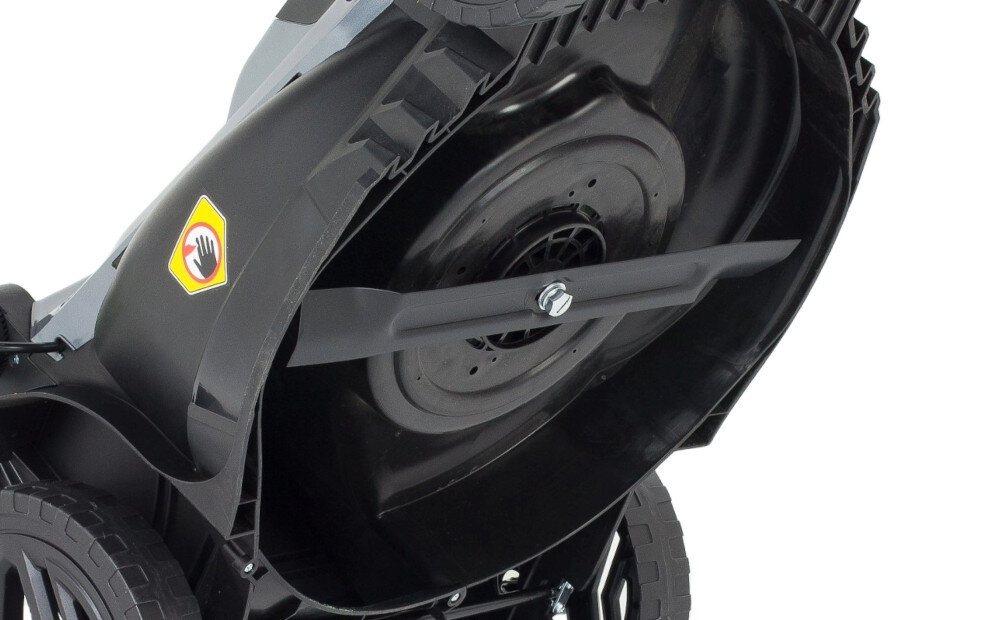 Kosiarka elektryczna NAC MEX43-E18-P 1800W noz tnacy z wysokiej jakosci stali duza wytrzymalosc wyprofilowanie noza ksztaltowane krawedzie tnace