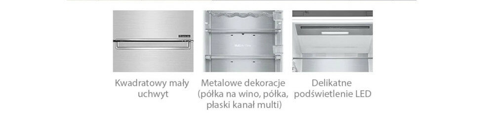 Lodówka LG GSL761SWYV minimalizm led