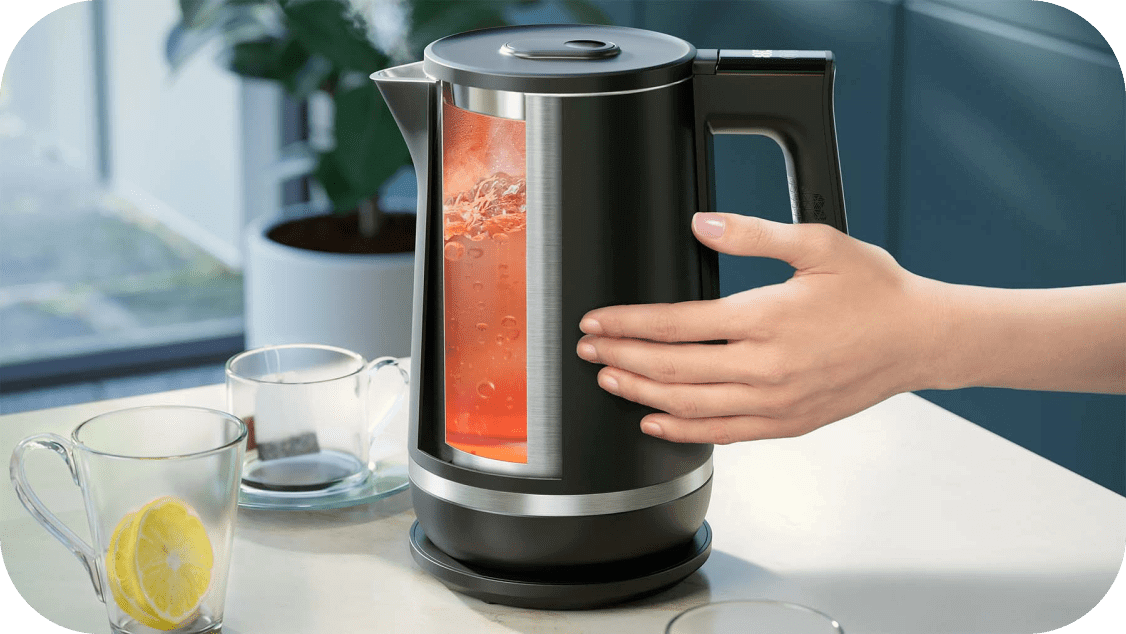 Podwójne ścianki pozwalają wodzie utrzymać ciepło