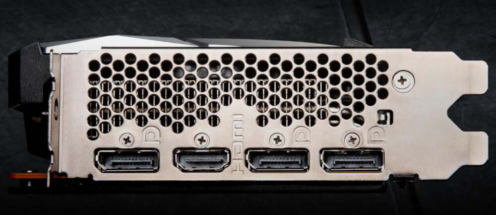 Karta graficzna MSI Radeon RX 7600 Mech 2X Classic OC 8GB złącza porty podłączenie ekran