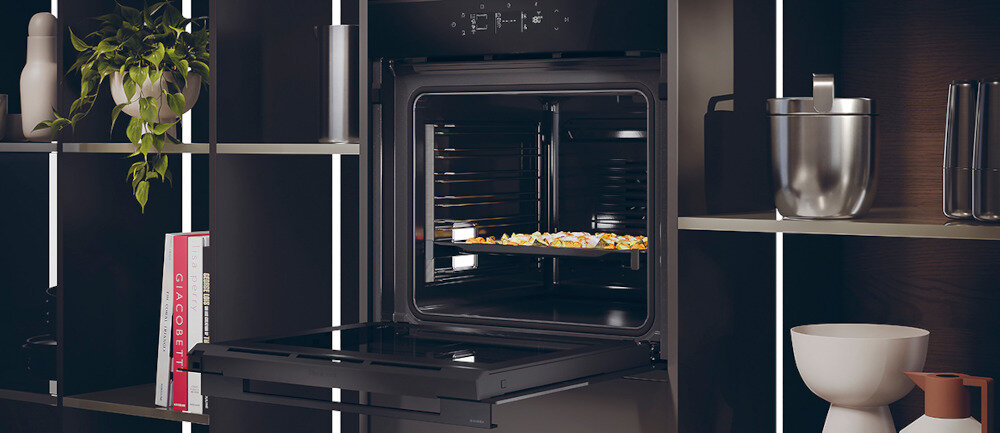 PIEKARNIK HAIER H6 ID46G3HTB Doskonałe rezultaty każdy poziom wielopoziomowe pieczenie równomierne rozprowadzanie powietrza