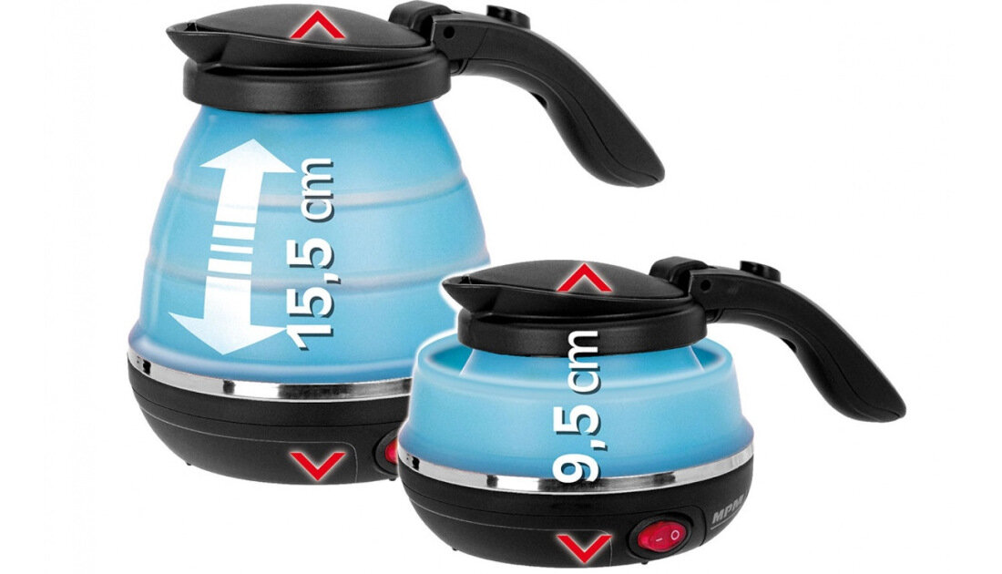 Czajnik MPM MCZ-73/N Niebieski pojemnosc 0,5l moc 750 W szybkie podgrzewanie wody