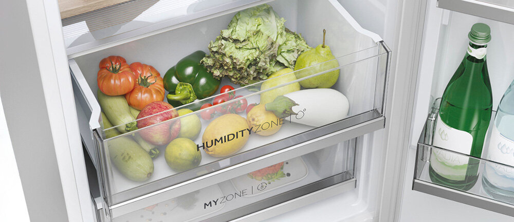 LODÓWKA HAIER HBW7518CF świeża żywność szuflada Humidity Zone Control System zachowanie wartości odżywczych