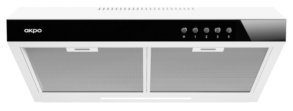 Okap AKPO WK-7 K Glass 60 Inox/czarne szkło okap głowne wymiary szerokość wygoda oswietlenie sterowanie