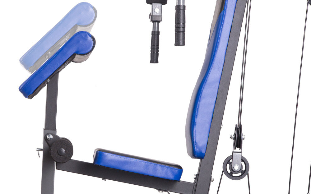 Atlas do ćwiczeń ONE FITNESSS ONE FITNESS Hektor 3 nie zajmuje duzo miejsca 112 x 120 x 207 prywatnosc swobodny trening regulacja wysokosci modlitewnika