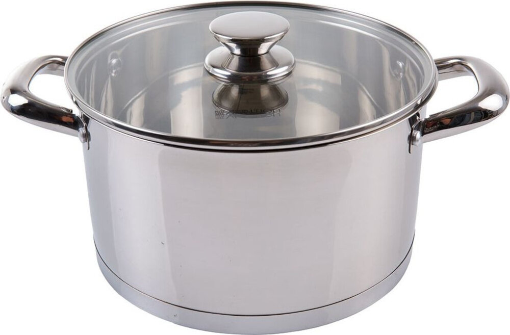 Zestaw garnków AMBITION Urban (13 elementów) pokrywka szklana zaroodporna kontrola gotowania