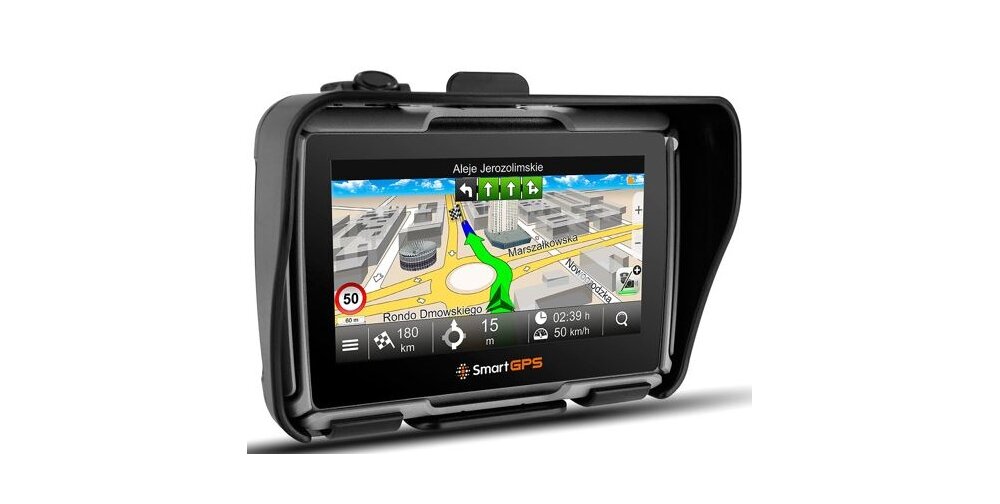 Nawigacja SMART SG43 ekran mapy sterowanie gps rysik uchwyt samochód