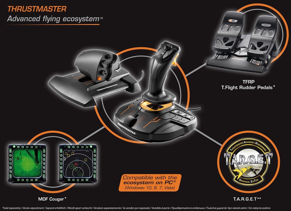 Kontroler THRUSTMASTER T16000M FCS Hotas (PC) zestaw target