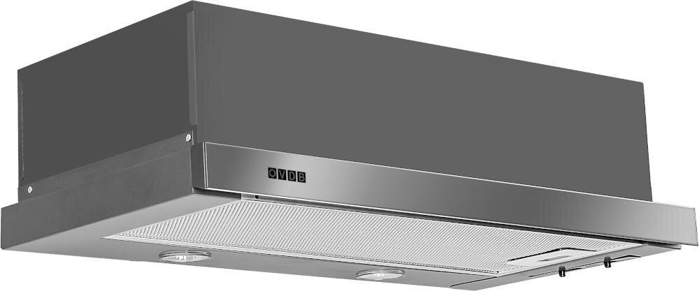 VDB Vector 60 IX NW tradycyjne wzornictwo konstrukcja okap szerokość turbina wydajność