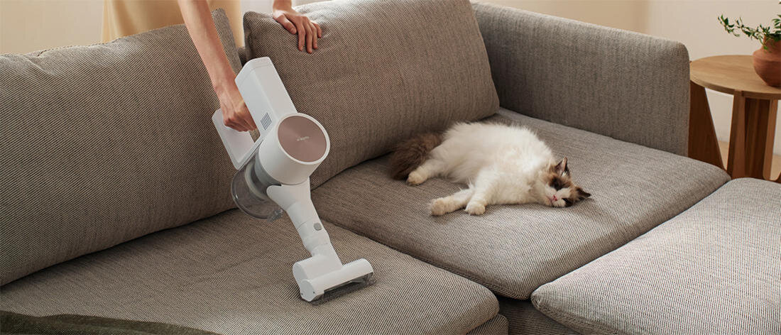 Odkurzacz XIAOMI Vacuum Cleaner G20 silnik bezszczotkowy moc ssania wydajność cząsteczki kurz włosy możliwości siła ssania zabrudzenia