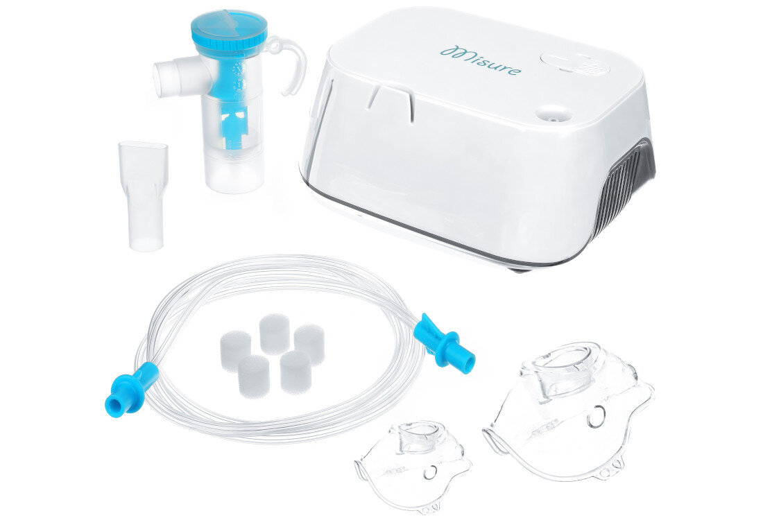 Inhalator nebulizator pneumatyczny MISURE MI-NEB Jakość potwierdzona certyfikatami  europejskie normy jakości i bezpieczeństwa