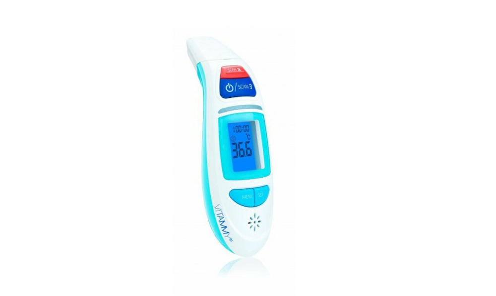 VITAMMY-Sky-3 termometr mierzenie temperatura ucho czoło przedmioty płyny automatyczne wyłączanie wskaźnik zużycie baterii 