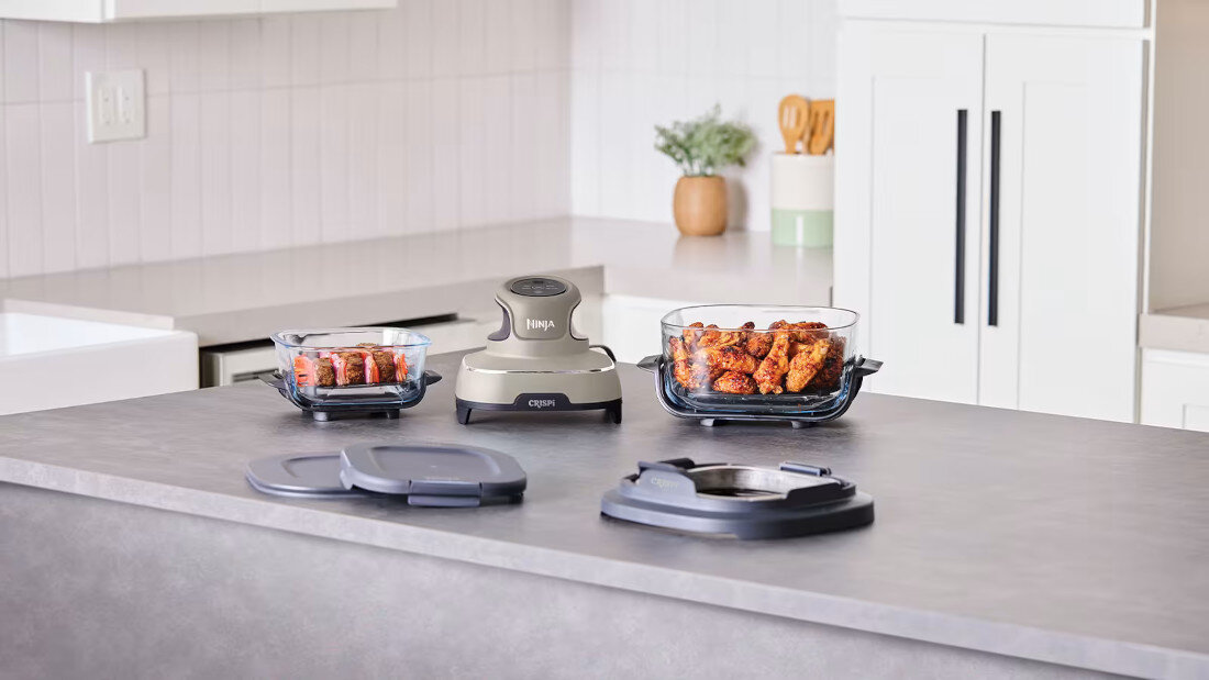 Air Fryer Frytkownica beztłuszczowa NINJA FN101EUST Crispi 1700W Szybkie przygotowanie posiłków moc chrupiącymi frytkami, soczystym kurczakiem czy pieczonymi warzywami w około kilkanaście minut planownie posiłki