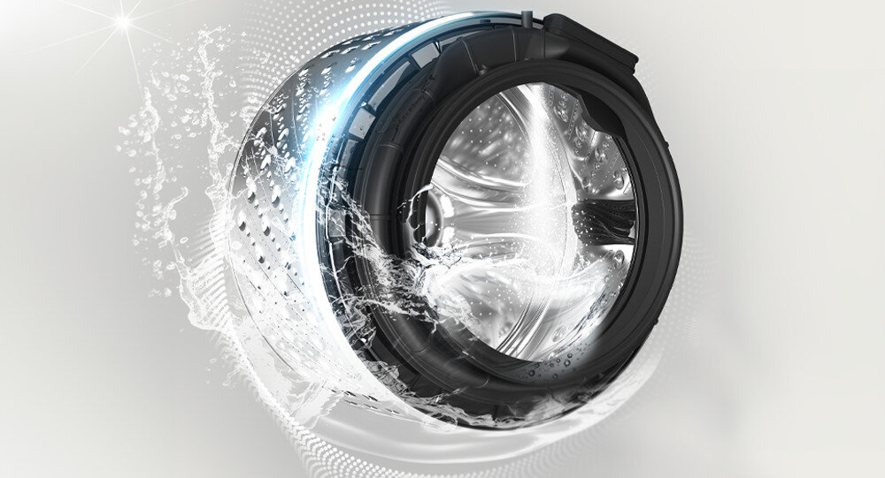 PRALKA HISENSE FRONT WF3S8045BW3 Strażnik higieny Antybakteryjny materiał gumowa uszczelka Pure Jet