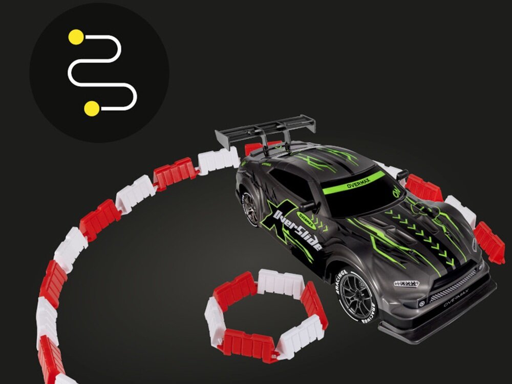 Samochód zdalnie sterowany OVERMAX X-Overslide wółasny tor wyścigowy, rywalizacja, zabawa
