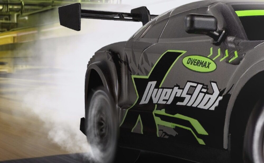 Samochód zdalnie sterowany OVERMAX X-Overslide szybka wymiana baterii, bez problemów