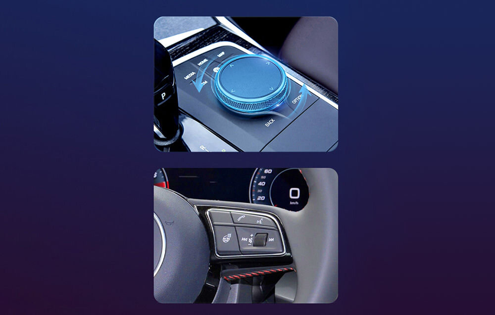 Adapter CARLINKIT 2AIR Czarny sterowanie za pomocą pokrętła OEM guzików na kierownicy ekranu dotykowego możliwość aktualizacji online