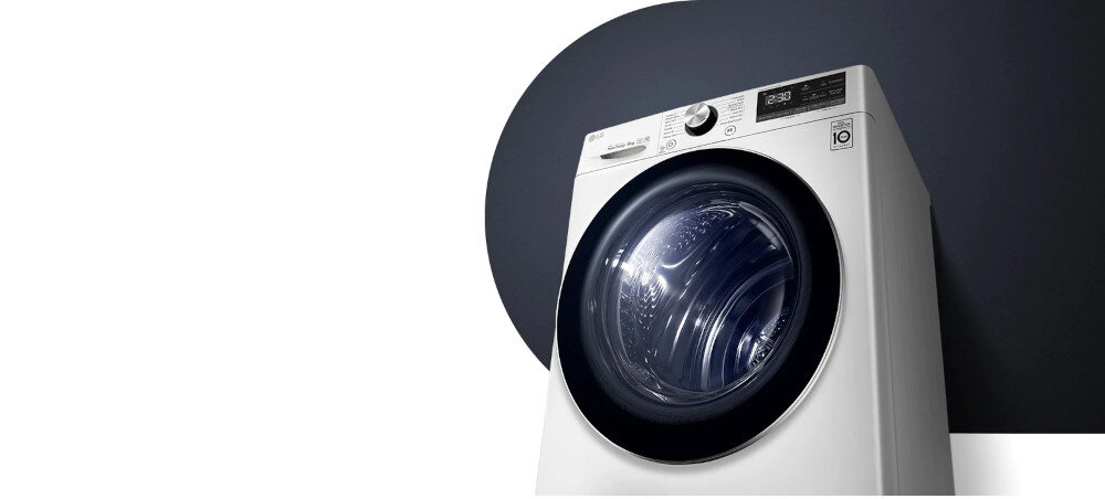 Suszarka LG RC10V9AV2W szkło hartowane trwałość elegancja