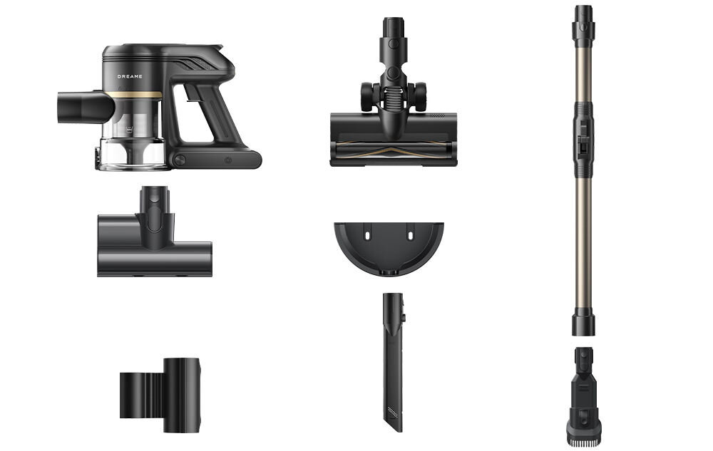 Odkurzacz DREAME T30 Flex elementy zestawu korpus rura końcówki