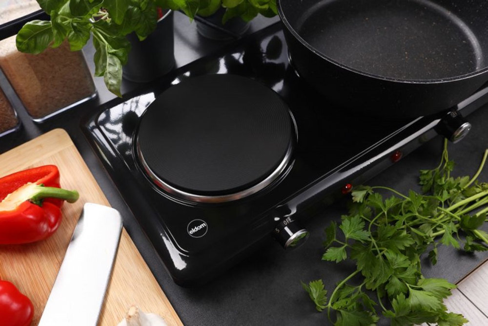 Kuchenka nastawna ELDOM PG22 Master Duo Bezpieczne użytkowanie antypoślizgowe stopki Kompaktowa konstrukcja prosta obsługa