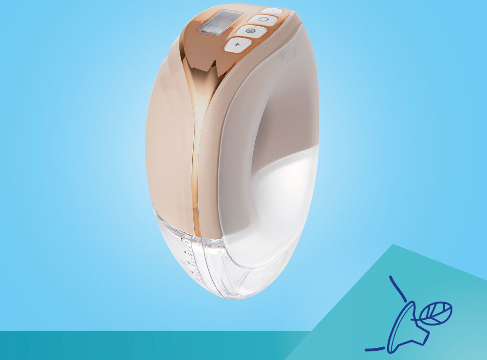 Laktator CANPOL BABIES Hands-free Czytelny wyświetlacz intuicyjna obsługa Dotykowy panel sterowania  reuglacja ustawienia  zapamiętuje ostatnio używane tryby