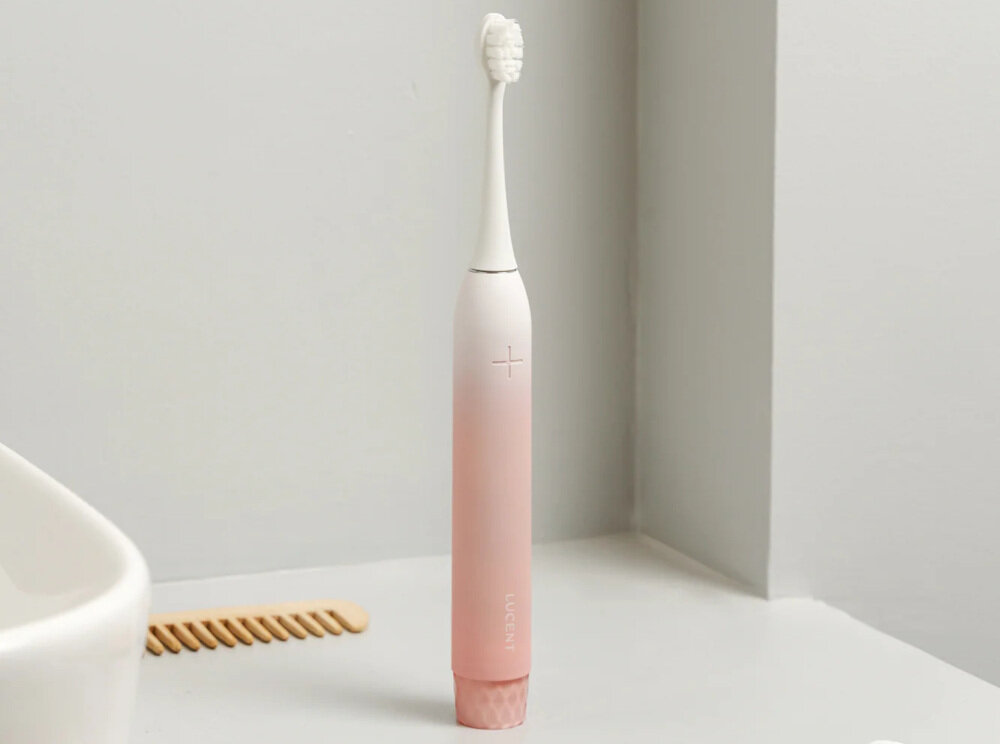 Szczoteczka soniczna BE LUCENT Prism Kremowy Kontrola nacisku Czujnik siły nacisku zdrowy uśmiech i komfort pielęgnacja