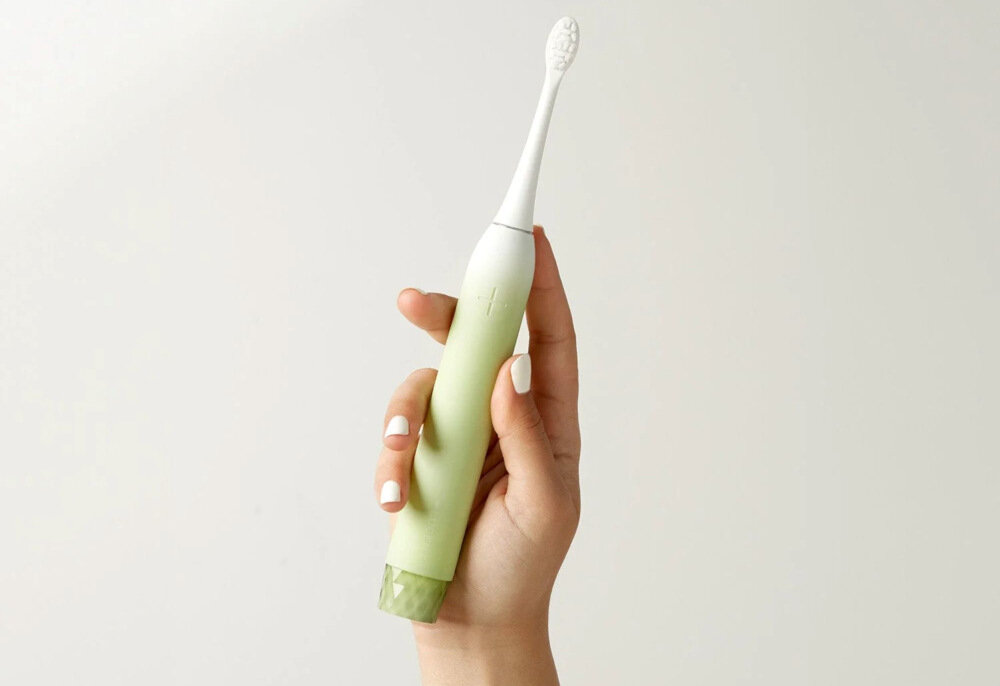 Szczoteczka soniczna BE LUCENT Prism Oliwkowy Ładowanie bez kabli Bezprzewodowe ładowanie indukcyjne czas ładowania