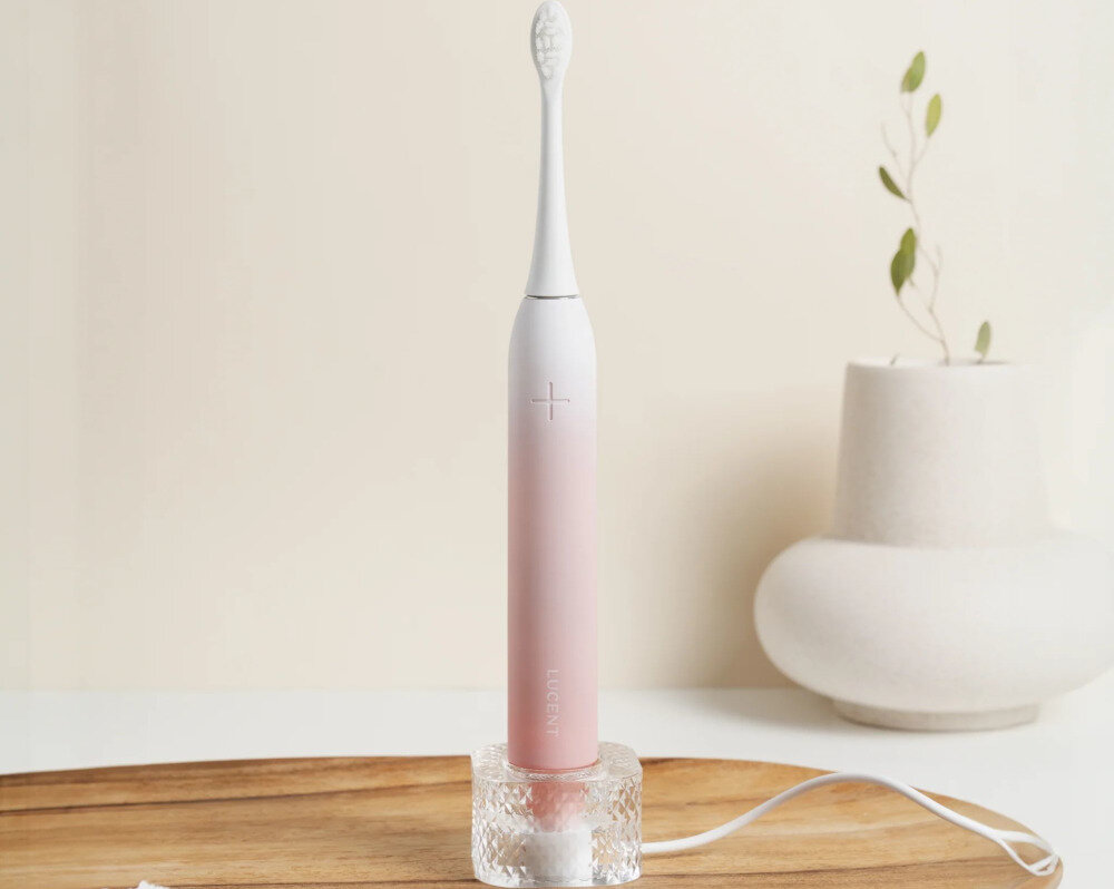 Szczoteczka soniczna BE LUCENT Prism Różowy Wodoodporność IPX8 Klasa wodoodporności IPX8 łatwe utrzymanie higieny