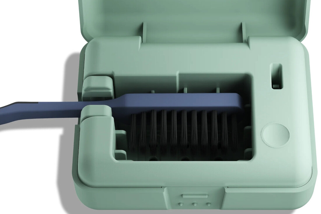 Etui do szczoteczek sterylizujące UV-C BE LUCENT Aurora Bezpieczny rytuał pielęgnacji Przemyślana konstrukcja pasuje do większości szczoteczek manualnych i elektrycznych oeganizacja wsparcie higiena