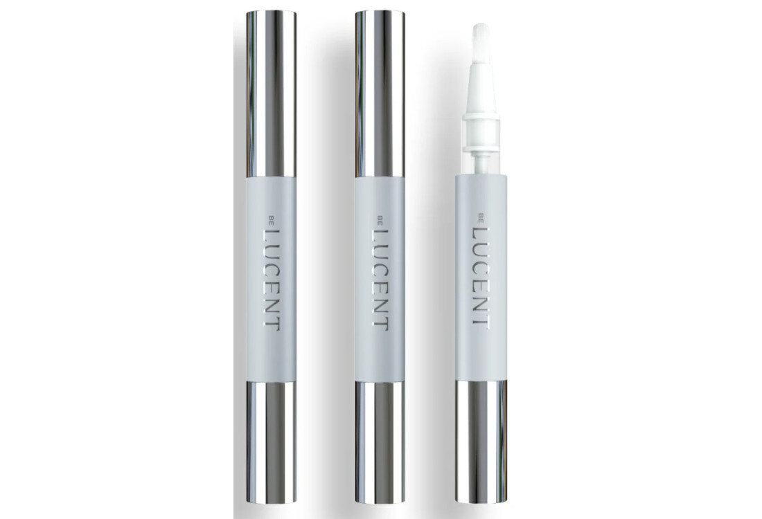 Żel do wybielania zębów BE LUCENT Stellar Refill (3 szt.) do podtrzymania efektów lub odświeżenia uśmiechu trzy pisaki z żelem PAP+ bez nadtlenku