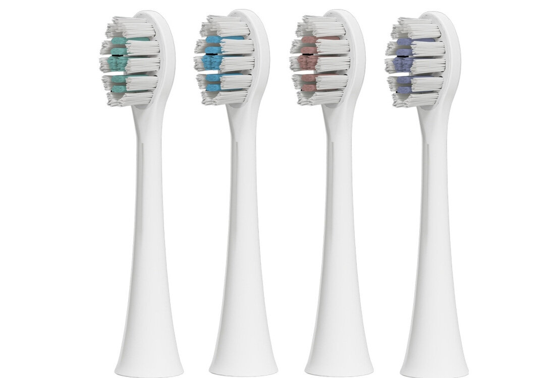 Oryginalna końcówka szczoteczki BE LUCENT Prism Heads Wielokolorowy (4 szt.) (Nadwrażliwość zębów)  Kolorowa organizacja Zestaw czterech kolorowych końcówek Montaż jest prosty i intuicyjny Regularna wymiana co około 3 miesiące 