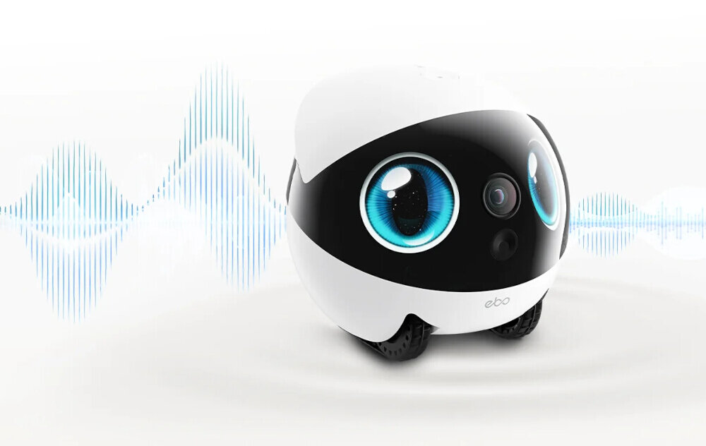 Inteligentny robot towarzyszący ENABOT EBO Air 2S Biały Robot z kamerą rozmowy wideo audio