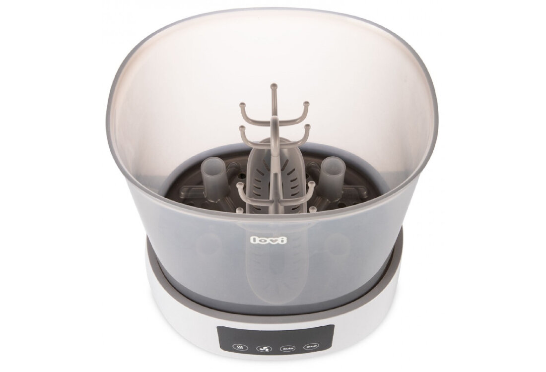 Sterylizator LOVI 12-209 pojemny 6 butelek 10 smoczków akcesoria korzystanie uniwersalny