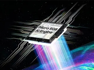 320x240 cecha2 Prezentacja procesora Micro RGB AI Engine, który zasila telewizor Micro RGB, wykorzystując różne efekty świetlne.