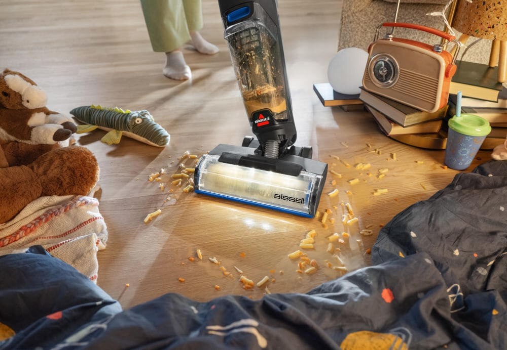 Odkurzacz BISSELL Crosswave Omnifind Select Odkurzanie i mopowanie brud i zanieczyszczenia sytuacje podłoga twarde podłogi dywaniki wykładziny