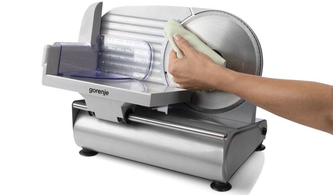 Krajalnica GORENJE R 506 E czyszczenie montaż demontaż praca wykonywanie czynności czas oszczędność