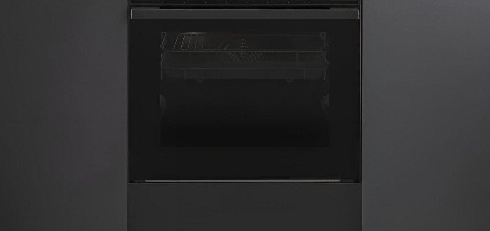 KUCHNIA HISENSE HKS5D71BMPF Drzwi z czarnego szkła styl elegancki desig wyglad ozdoba kuchni