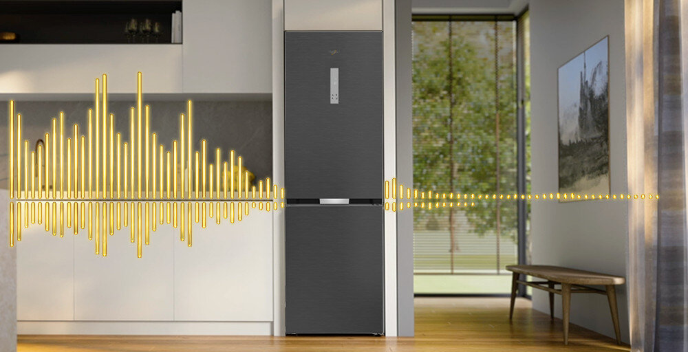 LODÓWKA WHIRLPOOL WHK26363XBR5E wizualizacja Zen Inverter cicha praca oszczędność wydajność