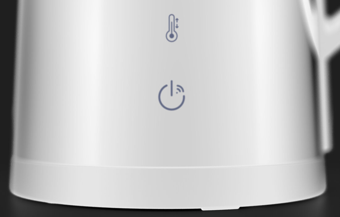 Czajnik AENO EK8S Biały Funkcja automatycznego wyłączania bezpieczeństwo efektywne zużycie energii srodowisko 